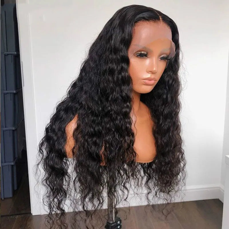 Loose Curl 250 Density 13X6 Lace Front Human Hair Wigs 360 Lace Frontal Wig Brazilian Remy Water Wave 30 Inch Full You May
