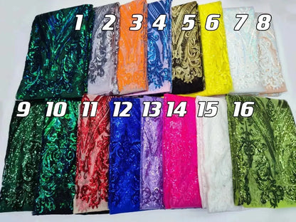 Sparkle Navy Blue Sequined Crystals Mermaid Prom Dresses For Black Girls  Evening Party Gowns Sheer Jewel Neck Beaded Vestidos de bal BC18586