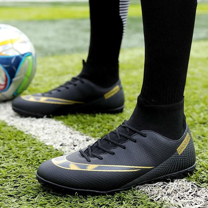 Men Turf Soccer Shoes Football Boots Youth Cleats Sport Sneakers Large Size 35-47