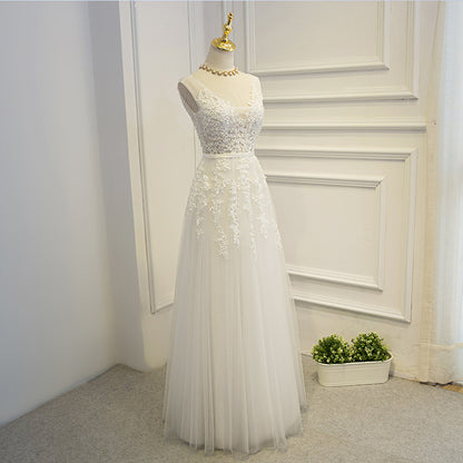 2025 Dress  New Banquet Evening Dress Bridal Toast Dress Long Celebrity Party Dress Host Bridesmaid Dress