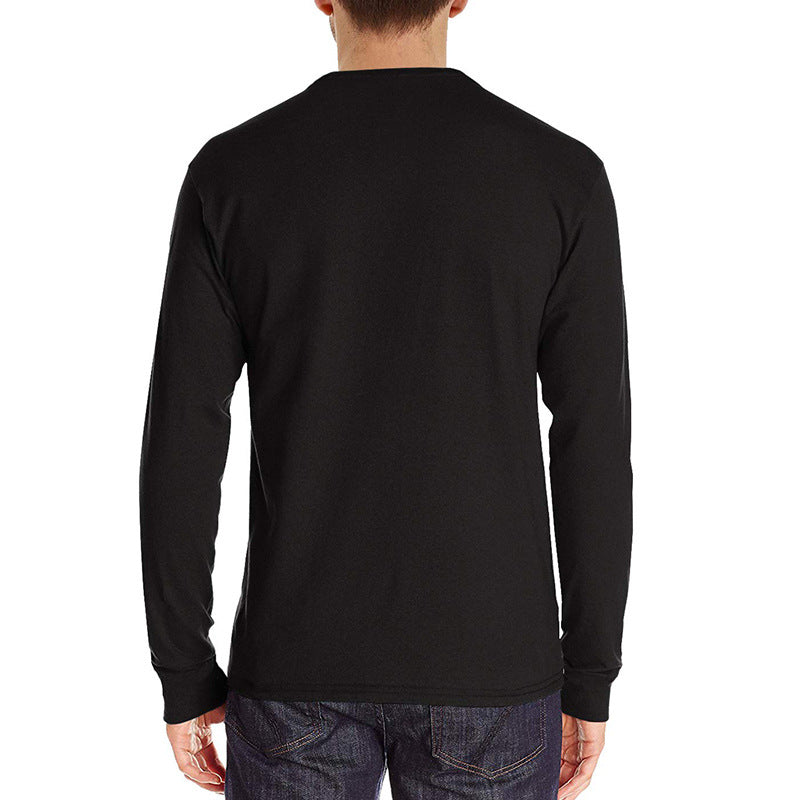 ZLLKL 2025 Hot trade clothing men's clothing wholesale  men's t New men's clothes short sleeves long sleeves round neck base