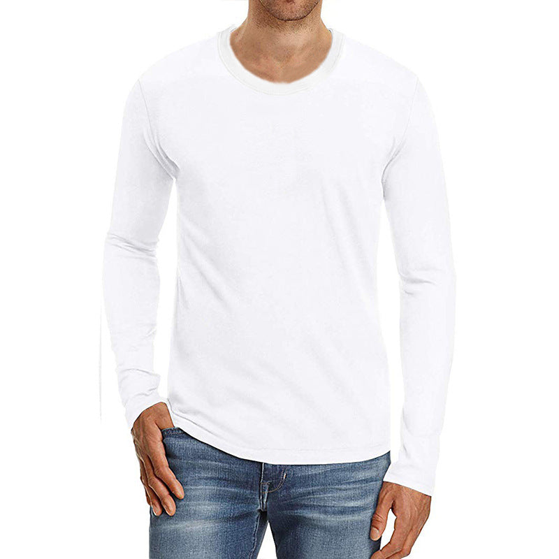 ZLLKL 2025 Hot trade clothing men's clothing wholesale  men's t New men's clothes short sleeves long sleeves round neck base
