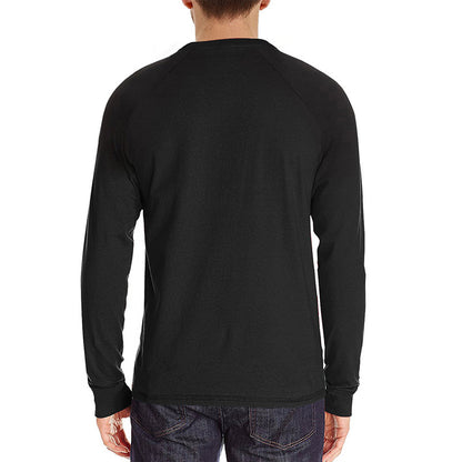 ZLLKL 2025 long-sleeved men's t-shirt  new Popular trade men's clothing bottoming shirt autumn and winter round neck t-shirt men's shirt