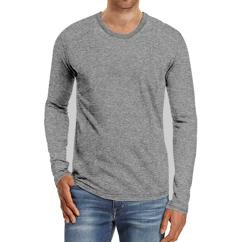 ZLLKL 2025 Hot trade clothing men's clothing wholesale  men's t New men's clothes short sleeves long sleeves round neck base