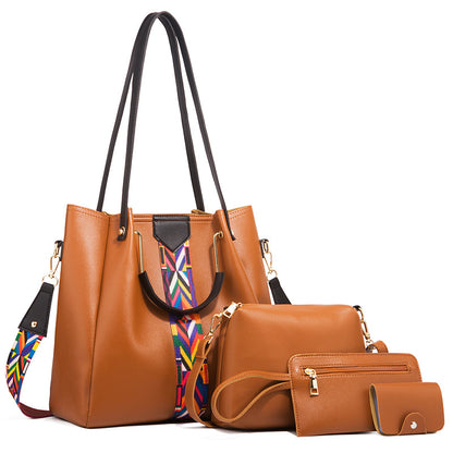ZLLKL 2025Bag women's popular spring new women's bag wholesale PU clutch bag retro trendy women's bag handbag mother and child bag