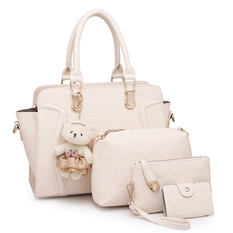 ZLLKL 2025Guangzhou women's bag new women's oblique span portable mother and child bag fashion bag four-piece wholesale-41 #