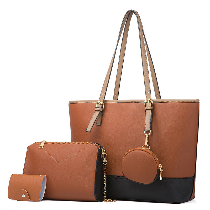 ZLLKL 2025Women's bag popular new bag women's 2025 atmospheric styling fashion women's bag crossbody shoulder handbag four-piece bag