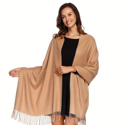 Luxurious Pashmina Shawls and Wraps - Soft, Warm, and Oversized for Winter - Perfect for Bridesmaids, Weddings, Evening Dresses, and Cold Weather - Ideal Gift for Women