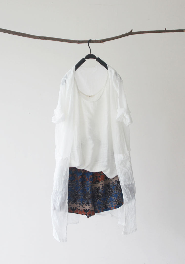 Special offer! cotton and linen totem printed shorts, retro trendy summer ethnic shorts k00