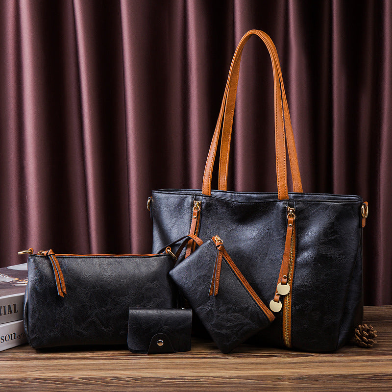 ZLLKL 2025popular new mother and child bag three-piece tote bag single shoulder oblique span handbag New factory women bag delivery
