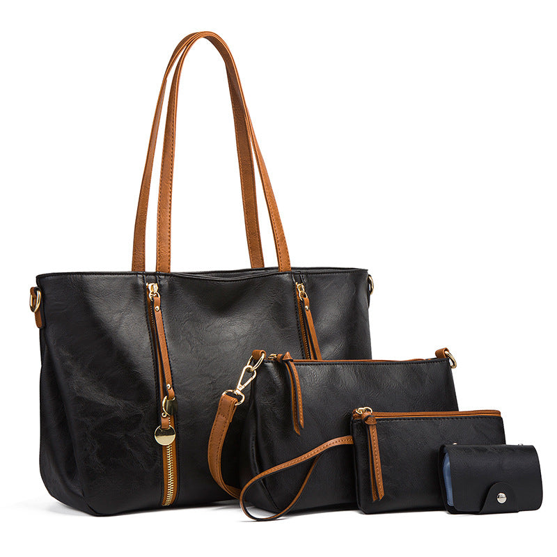 ZLLKL 2025popular new mother and child bag three-piece tote bag single shoulder oblique span handbag New factory women bag delivery