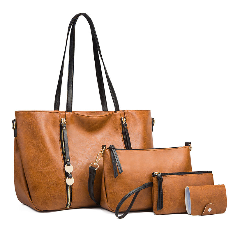 ZLLKL 2025popular new mother and child bag three-piece tote bag single shoulder oblique span handbag New factory women bag delivery