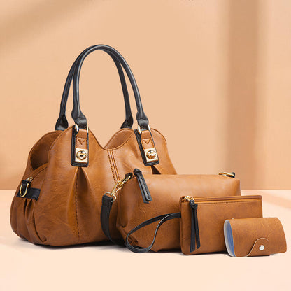 ZLLKL 2025popular new retro mother and child bag three-piece set 2025 fashion handbag shoulder bag oblique span bag factory wholesale