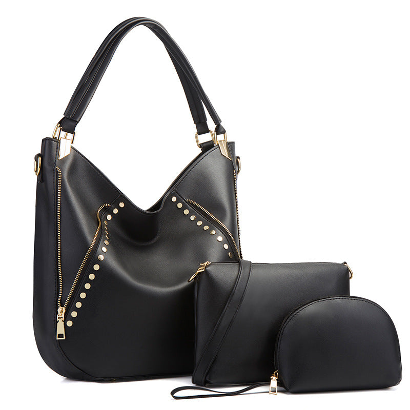 ZLLKL 2025Hot trade child and mother bag three-piece handbag new shoulder bag oblique span bag handbag women's bag large-capacity delivery