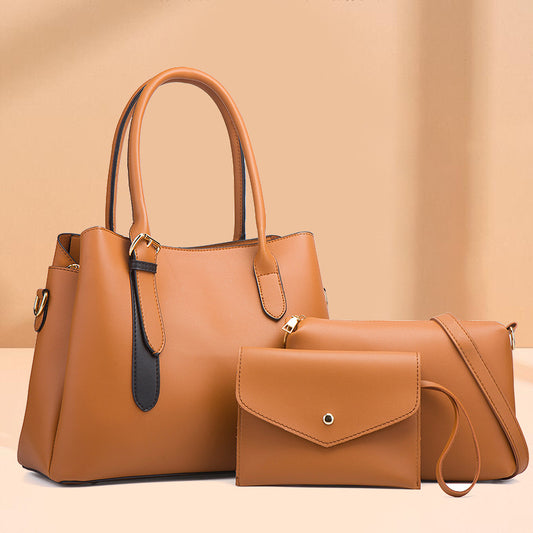 ZLLKL 2025Fashion three-piece set of children and mothers, new portable single shoulder oblique span, large-capacity women's bags, factory delivery, wholesale explosion