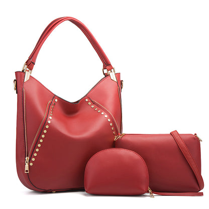 ZLLKL 2025Hot trade child and mother bag three-piece handbag new shoulder bag oblique span bag handbag women's bag large-capacity delivery