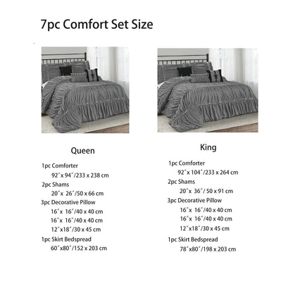 Sequins Four Seasons Quilt Set 7 Pieces