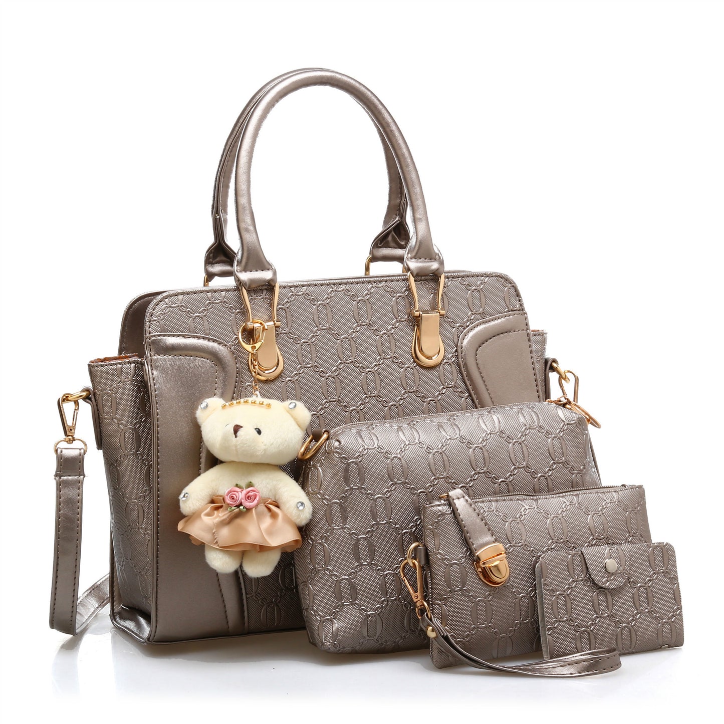 ZLLKL 2025Guangzhou women's bag new women's oblique span portable mother and child bag fashion bag four-piece wholesale-41 #