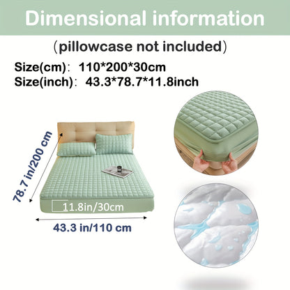 1pc Deluxe Hypoallergenic Mattress Protector - Deep Pocket, Quilted, Waterproof and Soft, for Comfortable Sleep in Bedroom or Guest Room