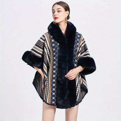 25.60"X64.96" Luxurious Imitation Rabbit Fur Shawl Scarf Collar - Soft, Warm, and Cozy Winter Cloak Wrap with Imitation Cashmere Feel - Perfect for Cold Weather, Outdoor Activities, and Fashion Statement