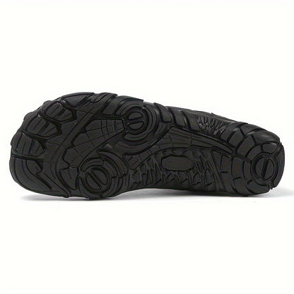 Men's Trendy High Top Snow Boots, Comfy Non Slip Solid Shoes For Men's Outdoor Activities