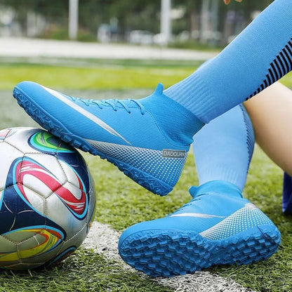 Men Turf Soccer Shoes Football Boots Youth Cleats Sport Sneakers Large Size 35-47
