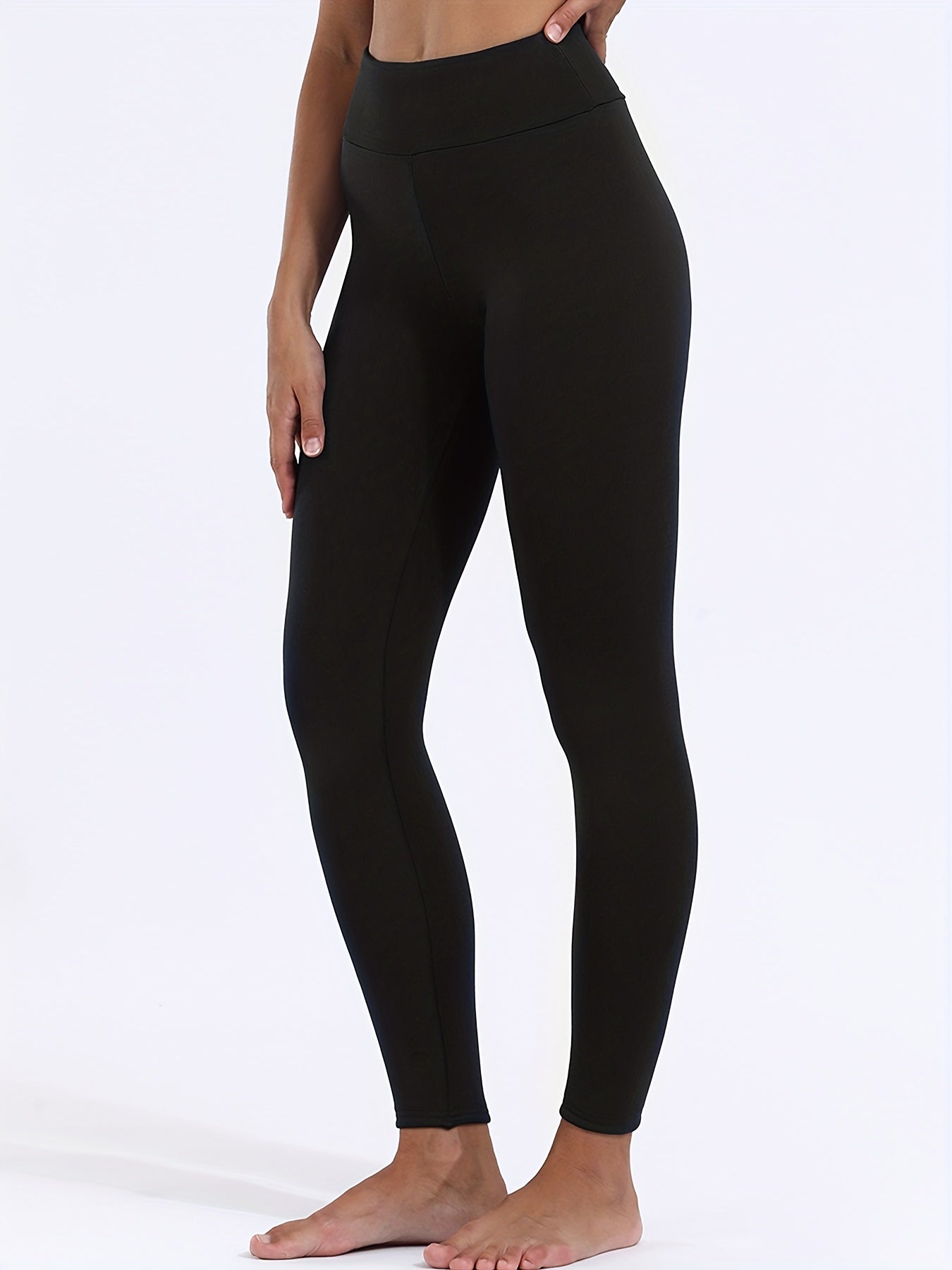 Women's High Waist Stretch Fleece Leggings - Soft, Warm, and Cozy Winter Essential for Ultimate Comfort and Flexibility