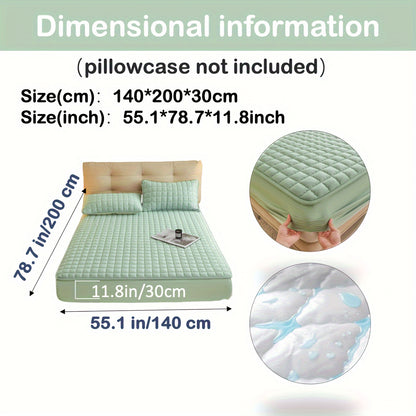 1pc Deluxe Hypoallergenic Mattress Protector - Deep Pocket, Quilted, Waterproof and Soft, for Comfortable Sleep in Bedroom or Guest Room