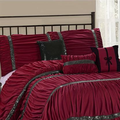 Sequins Four Seasons Quilt Set 7 Pieces