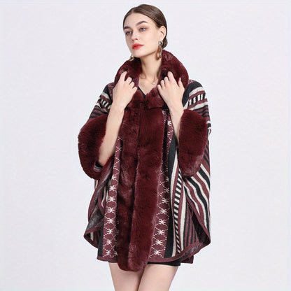 25.60"X64.96" Luxurious Imitation Rabbit Fur Shawl Scarf Collar - Soft, Warm, and Cozy Winter Cloak Wrap with Imitation Cashmere Feel - Perfect for Cold Weather, Outdoor Activities, and Fashion Statement