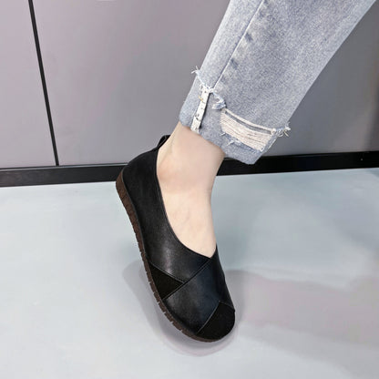 All-Day Comfort & Style: Women's Lightweight, Breathable Oxford Shoes - Non-Slip, Slip-On, Perfect for Spring
