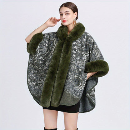 25.60"X64.96" Luxurious Imitation Rabbit Fur Shawl Scarf Collar - Soft, Warm, and Cozy Winter Cloak Wrap with Imitation Cashmere Feel - Perfect for Cold Weather, Outdoor Activities, and Fashion Statement