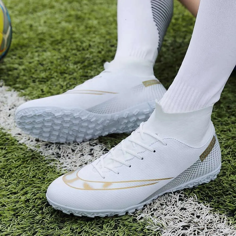 Men Turf Soccer Shoes Football Boots Youth Cleats Sport Sneakers Large Size 35-47