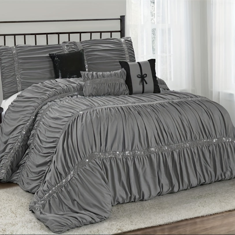 Sequins Four Seasons Quilt Set 7 Pieces