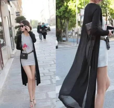 Cotton Women Summer Long Cardigan Long Sleeve Blouse Shirt Woman Sweater Casual Beach Poncho Clothing Blusas Korean New Tops