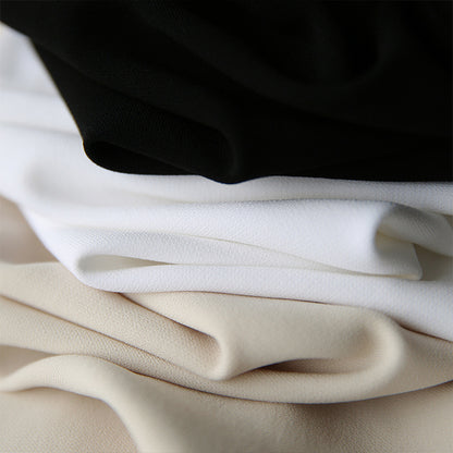 2025 Long legs! Triacetic acid high-waisted hot pants, thin A-shaped wide-leg pants  summer silky shorts white black