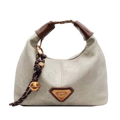 ZLLKL 2025 Hand carry retro matte dumpling bag women's popular new trend fashion versatile shoulder bag high sense casual women's bag
