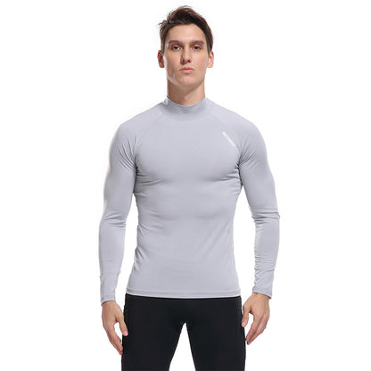 ZLLKL 2025 Outdoor quick-drying clothes, tight-fitting men's long-sleeved sportswear, light pressure, comfortable and breathable gym clothes, quick-drying men's t-shirt.