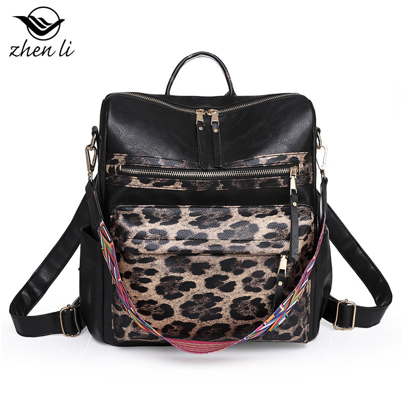 2025 2025 new backpack cute female PU retro home mommy bag, backpack large capacity, girls backpack