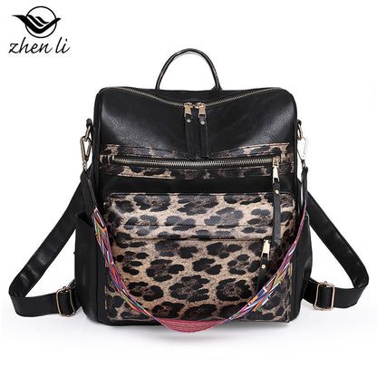 2025 2025 new backpack cute female PU retro home mommy bag, backpack large capacity, girls backpack
