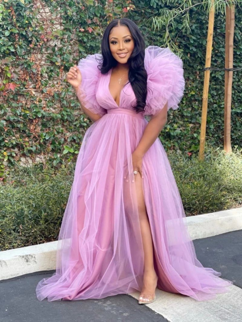 2021 spring and summer new 2025 Popular trade loose pendulum mesh dress commuting 2025 large size women's dress