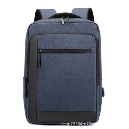 Cross-Border Backpack Men's High-Grade Large Capacity Commuter Backpack Schoolbag Business Backpack New Computer Bag