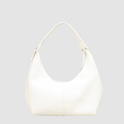 ZLLKL 2025 Korean version of casual lychee pattern armpit bag women's popular fashion casual soft leather dumpling bag simple shoulder portable women's bag
