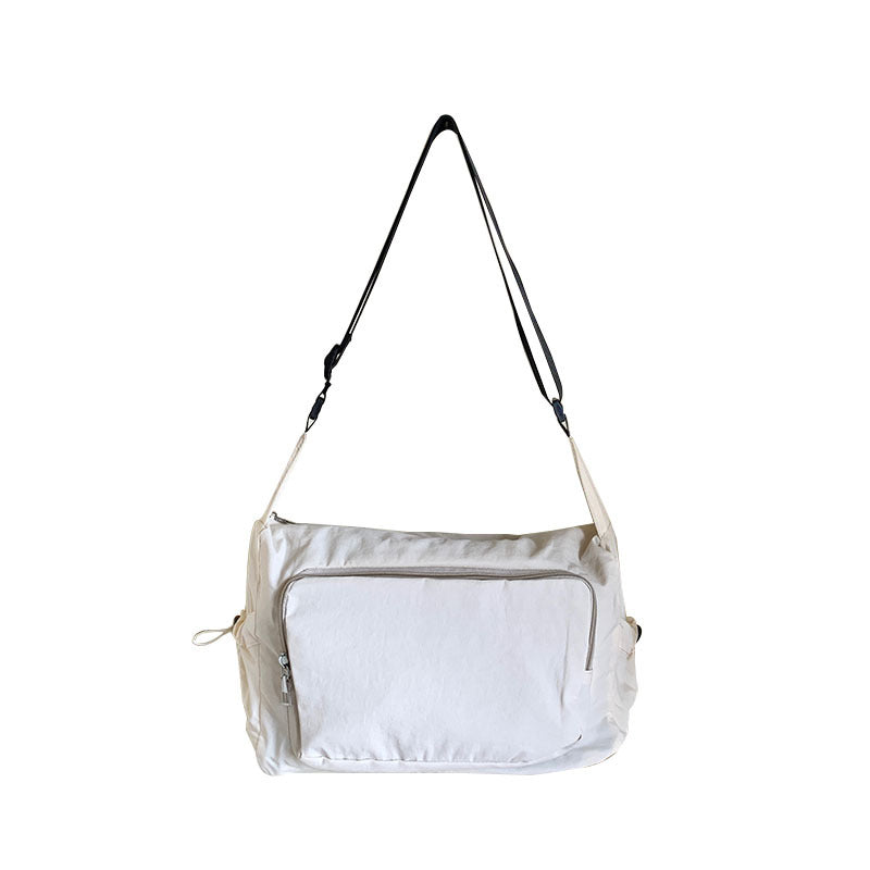 2025 ZLLKL Korean version of fashion nylon shoulder bag popular new versatile casual simple shoulder bag large capacity lightweight messenger bag