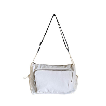 2025 ZLLKL Korean version of fashion nylon shoulder bag popular new versatile casual simple shoulder bag large capacity lightweight messenger bag
