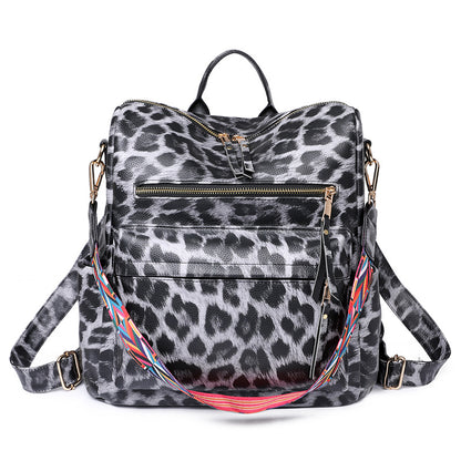 2025 2025 new backpack cute female PU retro home mommy bag, backpack large capacity, girls backpack