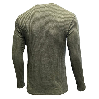 ZLLKL 2025 autumn  clothing bottoming shirt New long-sleeved t-shirt men's V-neck t-shirt Popular trade top men's wholesale