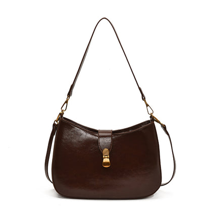 ZLLKL 2025 Korean niche design fashionable and versatile work commuter bag women's popular new retro casual shoulder armpit bag