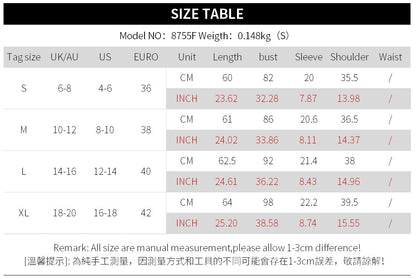 ZllKl  Solid Color Hollow-out Short Sleeve Slim Pullover T-shirt European and American Ken Stripe Crew Neck T-shirt Top Women