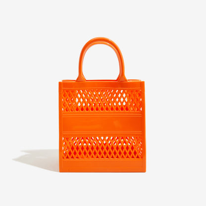 ZLLKL 2025 Bohao PVC Barbie jelly bag fashionable versatile soft handle vegetable basket dirt-resistant and easy to wash summer portable women's bag Popular trade